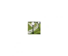 Ismos by Lighting Villa Lampioncino H.91 Per Esterno Con Sfera In Vetro D25