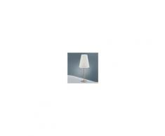 Antealuce Melody Light Lampada Da Tavolo Comodino Con Vetro Bianco D.15