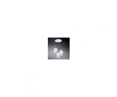 Due P Illuminazione Prysma Lampada A Sospensione Moderna 3 Luci In Vetro Soffiato