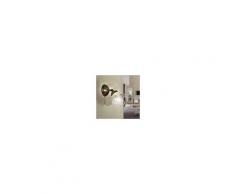 Ceramiche Borso Riparbella Applique Spot Orientabile Ottone Ceramica Rustico Country