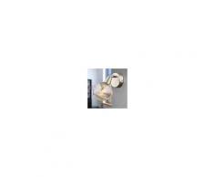 Globo Lighting Roman Spot Applique A Parete Moderna Nickel