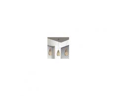 Due P Illuminazione Giada Lampada A Sospensione A 3 Luci In Vetro Soffiato Design Moderno D. 16 Cm