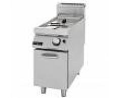 Gastrodomus Friggitrice professionale a gas su armadio chiuso - 1 vasca - capacità 13 LT