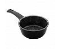 Casseruola in alluminio, rivestimento in pietra lavica, 1 manico, diametro 16 cm e altezza 7 cm