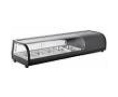 Gastrodomus Vetrina sushi - capacità 5 bacinelle GN1/3 - potenza 190 W