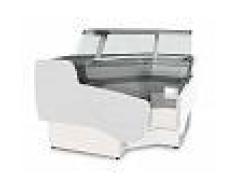 Gastrodomus Vetrina angolo interno ventilata Nancy full optional, Temp. +1°/+10°C, L 1340 mm
