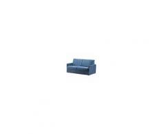 ARGONAUTA Divano Letto 3 Posti In Ecopelle Azzurro Sfoderabile 180x100xh. 90 Cm