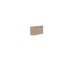 VIDAXL Credenza 134x30x68 Cm In Legno Massello