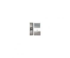 Badplaats Mobili Da Bagno Paso 80cm, Calcestruzzo, Armadio Mobiletto Lavabo Mobili Armadietto