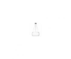F.A.N. EUROPE Lighting LAMPADARIO A SOSPENSIONE EQUATORE cromo, Duro, E27, Alogena, Cromo, Bianco, Bianco