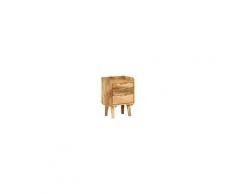 VIDAXL Comodino In Legno Massello Di Mango 40x30x59,5 Cm