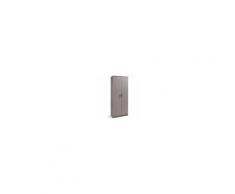 ARGONAUTA Armadio Scarpiera Multiuso Larice Grigio Legno Nobilitato 2 Ante H182x71x38