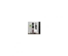 Homemania Mobile Ingresso Kerry Armadio Appendiabiti - Con Specchio, Anta, Cassetto, Ripiani - Bianco In Legno, 80 X 35 X 180 Cm