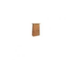 VIDAXL Armadietto Pensile Bagno Massello Di Pino Riciclato 42x23x70 Cm