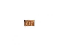 VIDAXL Credenza 110x35x75cm In Legno Massello Di Sheesham