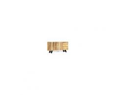VIDAXL Credenza 160x42x80 Cm In Legno Massello Di Mango