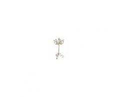 Candelabro Portacandele ad una fiamma in ferro battuto realizzato a mano MADE IN ITALY