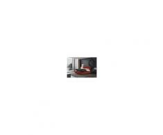 Talamo Italia Letto Contenitore Singolo Puccini Rosso Ecopelle Made In Italy 105 X 115 X 209