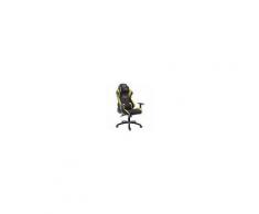 CLP Sedia Ufficio Racing Shift XL in Stoffa I Poltrona Pc Gaming Carico Max 150 kg I Poltrona Set-Up Gamer con Doppio Cuscino Nero Verde Senza Poggiapiedi
