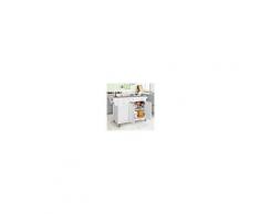 Scaffale per Cucina Mensola Mensola da Cucina Ferro e Acciaio Cocoarm Mensola per Forno a microonde