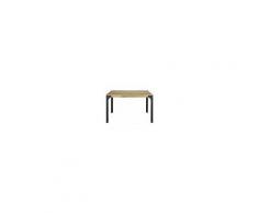 DS Muebles Tavolo Da Pranzo Bristol Stile Industriale Vintage - 88x168x75 Cm