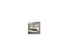 Talamo Italia Letto Contenitore Singolo Strauss Bianco Ecopelle Made In Italy 98 X 109 X 225