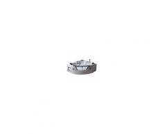 Simba Vasca Bagno Idromassaggio 150 X 150 Angolare Cromoterapia 2 Persone Tenerife Cascata Inclusa, Radio Full Optional