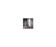 VIDAXL Pannello Doccia 25x43x120 Cm Argento