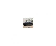 LIBEROSHOPPING Divano In Ecopelle Comodo Con Penisola Reversibile Nero