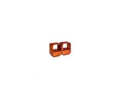 VIDAXL 2 Pz Comodino Con Cassetto Legno Massello Di Shisham 40x30x50cm