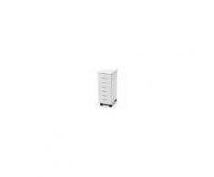 Arredamenti Italia Cassettiera Afrodite, Legno - 7 Cassetti - Finitura Bianco -cod. 583 ''''ar-it Il Cuore Del Legno''''