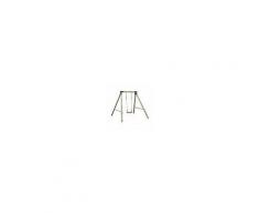 Gartenpro Altalena Legno Abete Naturale Bimbi Scivolo Parco Gioco Esterno Casetta
