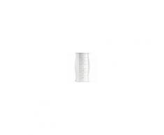 Bagno Italia Cassettiera Bombata A 7 Cassetti Di Colore Bianco Opaco Dimensioni 74x31x142 Cm
