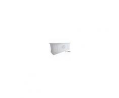 Estea Mobili Cassapanca Legno Colore Bianco Con Decoro Come Foto