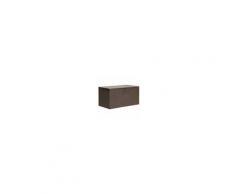 LACOGREEN Baule Contenitore Antracite Cassapanca Acciaio 133x70x65 Arredo Giardino Esterno Casetta