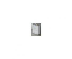 Feridras Mobile Bagno 60 Cm Base 2 Ante 1 Cassetto Grigio Arredo Moderno 799090