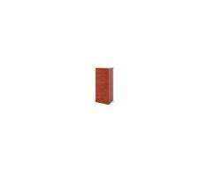 ARGONAUTA Cassettiera Ciliegio In Legno Nobilitato Con 7 Cassetti H. 111x46x42 Cm