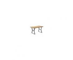 VIDAXL Tavolo Da Pranzo 140x80x76 Cm In Legno Massello Di Recupero