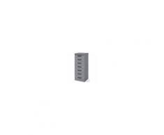 ARGONAUTA Cassettiera Grigio Cemento In Legno Nobilitato Con 7 Cassetti H. 111x46x42 Cm