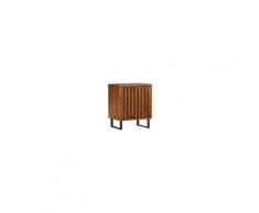 Tidyard Comodino in Legno Massello di Teak,Letto Comodino Moderno Design,Comodino con 1 Cassetto 40x30x50 cm