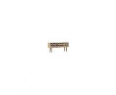 VIDAXL Credenza 140x30x60 Cm In Legno Massello Di Mango