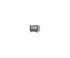Gastrodomus Forno per cornetti elettrico a convezione , umidificatore e grill, porta ribalta, comandi digitali, 4 teglie GN 1/1 530x325 mm