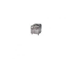 Gastrodomus Friggitrice elettrica su armadio chiuso - 2 vasche - capacità 15 LT + 15 LT
