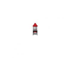 Gastrodomus Barbecue modulare singolo alimentato a carbone vegetale - Lunghezza 790 mm