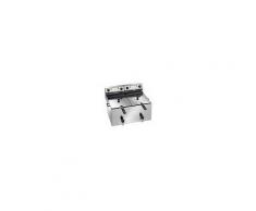 Gastrodomus Friggitrice elettrica da banco - 2 vasche - capacità 10 LT + 10 LT - 6000 + 6000 W - Trifase