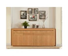 Credenza SYMPHONIE - 4 ante e 2 cassetti - Legno di quercia oliato