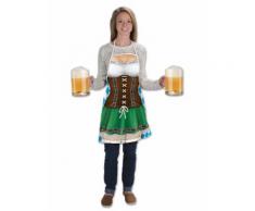 Grembiule bavarese lungo Oktoberfest per donna