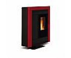 Extraflame Souvenir Steel Stufa A Pellet Kw 11 Bordeaux Codice Prod: 001275750