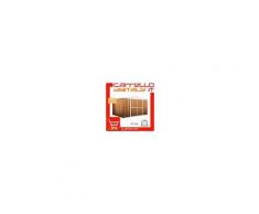 Box in Acciaio Zincato Casetta da Giardino in Lamiera 3.60 x 2.60 m x h2.12 m - 130 KG - 9,1 metri quadri - LEGNO