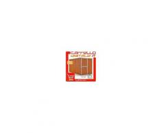Box in Acciaio Zincato Casetta da Giardino in Lamiera 1.75 x 3.07 m x h1.82 m - 95 KG - 5,4 metri quadri - LEGNO